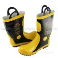 Personal Protective Equipment Rubber Firefighter Safety Boots for Firefighting